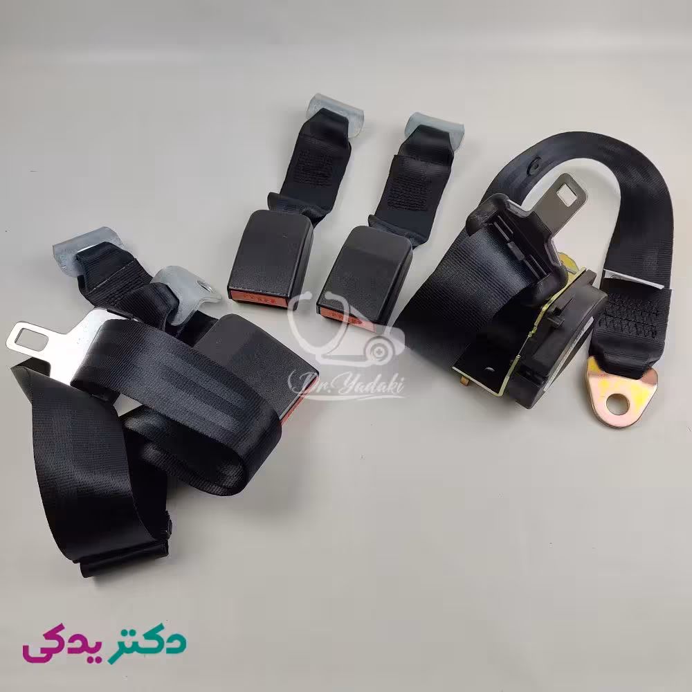کمربند ایمنی پژو 405 عقب مشکی شرکتی ایساکو اصل 1490200299