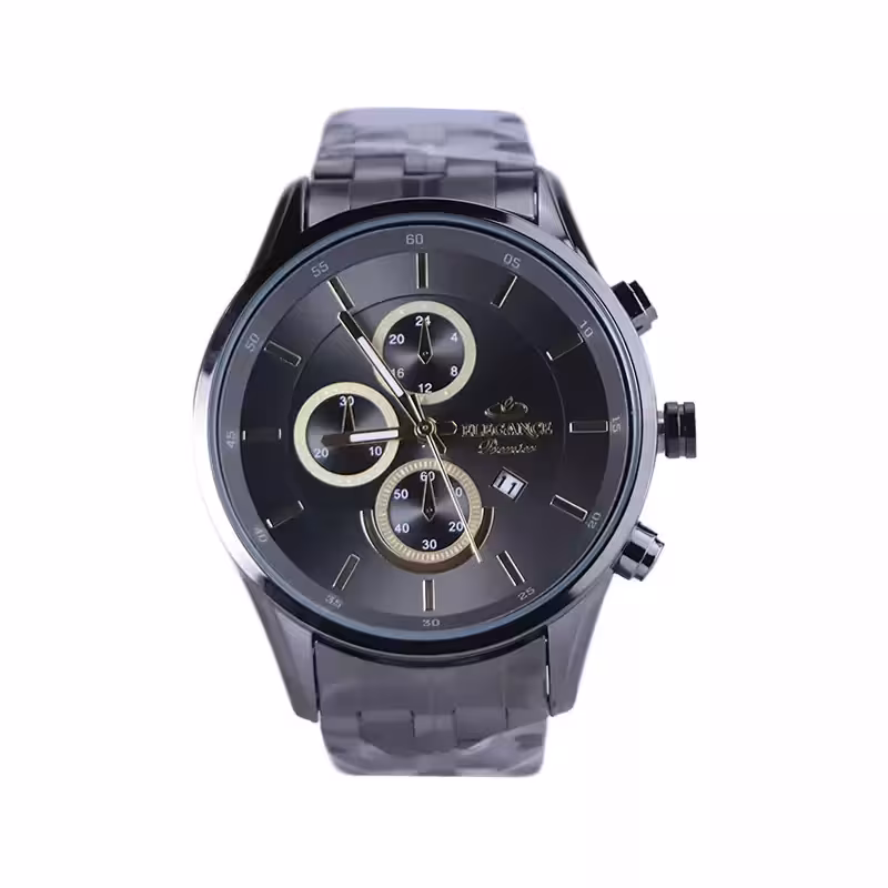 ساعت مچی عقربه ای الگانس پریمیر مردانه فلزی دودی G 1306/1