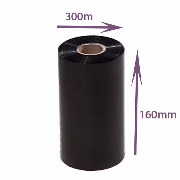 ریبون وکس رزین لیبل پرینتر مدل Ribbon 160*300 Wax Resin