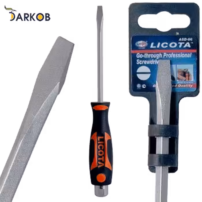 پیچ گوشتی ضربه خور دو سو لیکوتا مدل ASD-6612565-HT