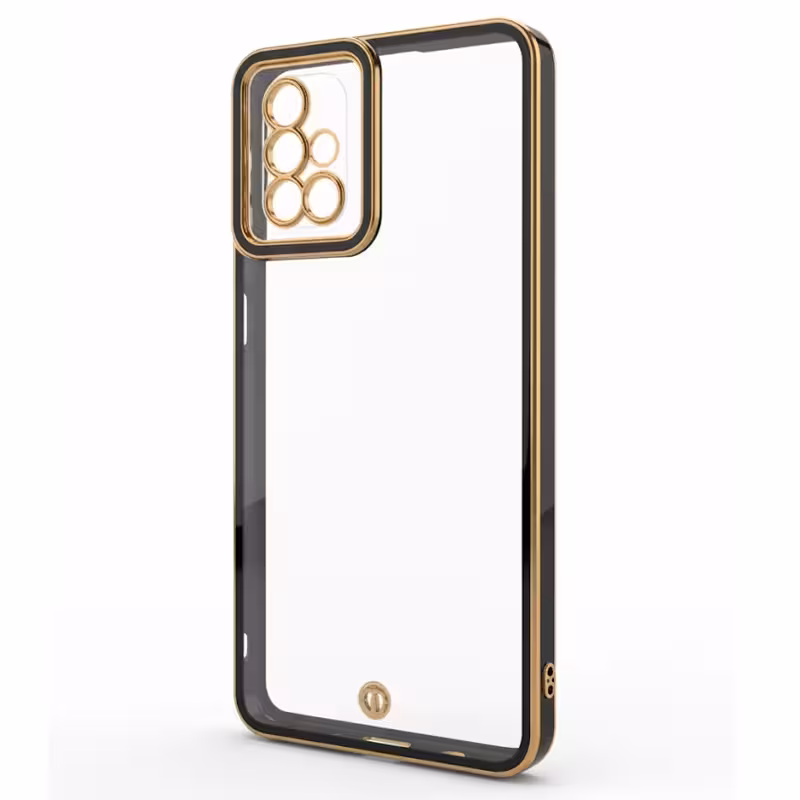 قاب اورجینال الکتروپلیتینگ Samsung Galaxy M51 مدل دور طلایی اسپیس