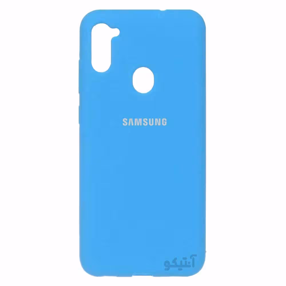 قاب سیلیکونی پاک کنی اورجینال مناسب برای Samsung A11/M11-آبی روشن