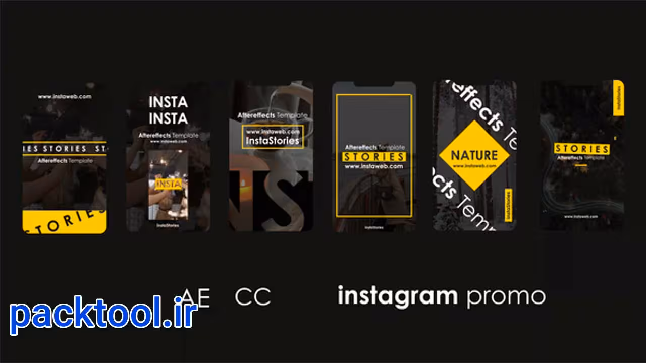 دانلود پروژه آماده افترافکت ریلز اینستاگرام Instagm Reels - پک تول