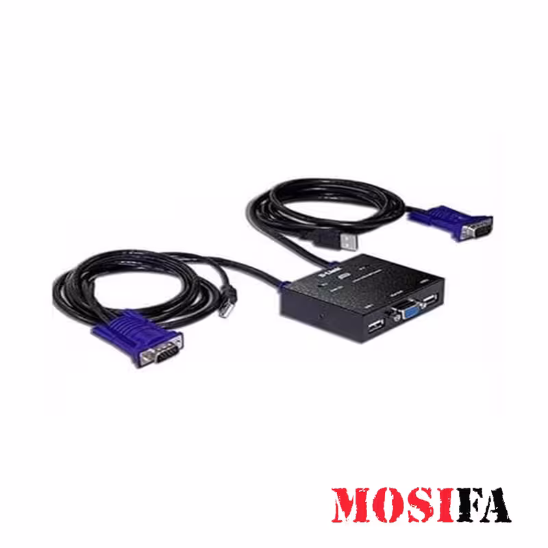 سوئیچ 2 پورت دی لینک KVM-222