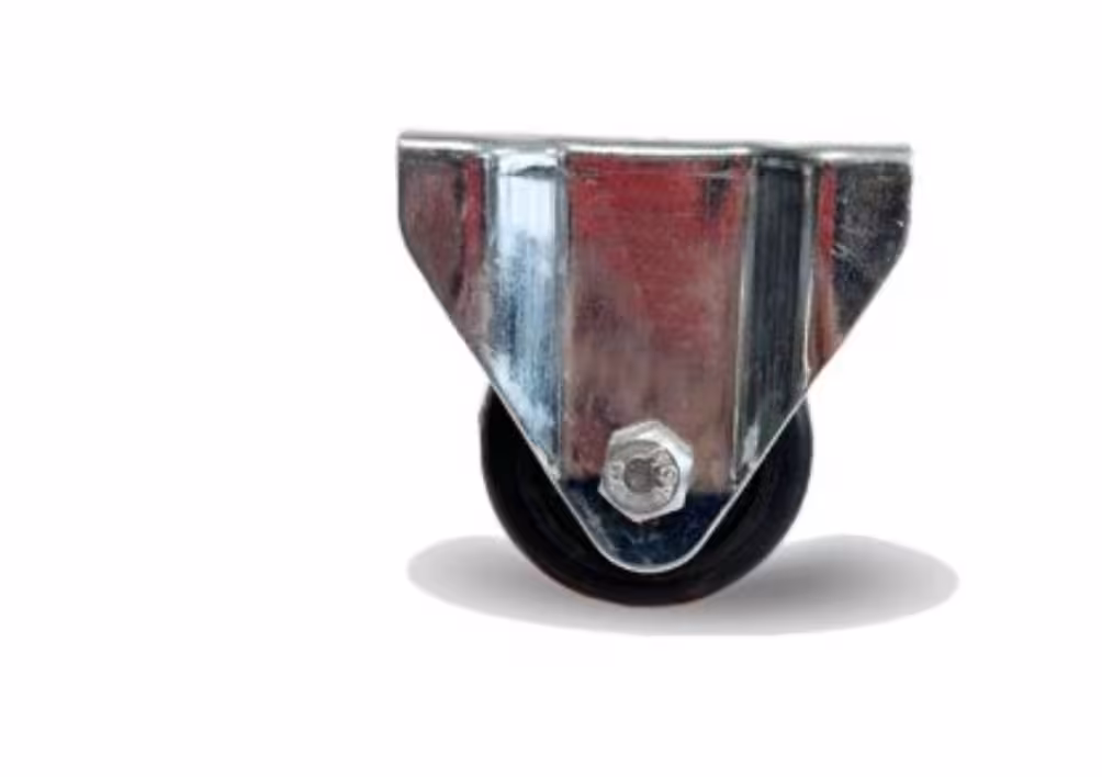 چرخ تفلون نسوز ثابت قطر 100 میلی متر