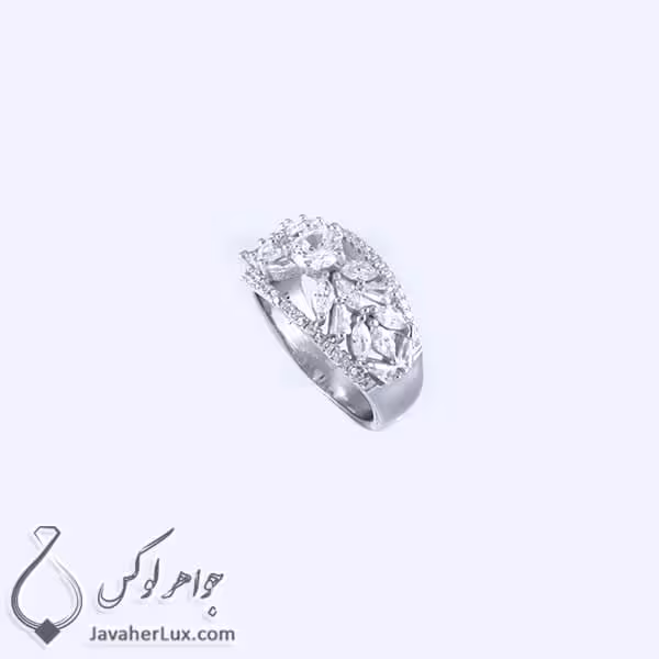 انگشتر نقره زنانه مدل اسپنتا _ کد : 100341