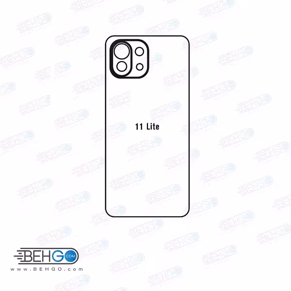 برچسب پشت گوشی شیائومی Xiaomi Mi 11 Lite