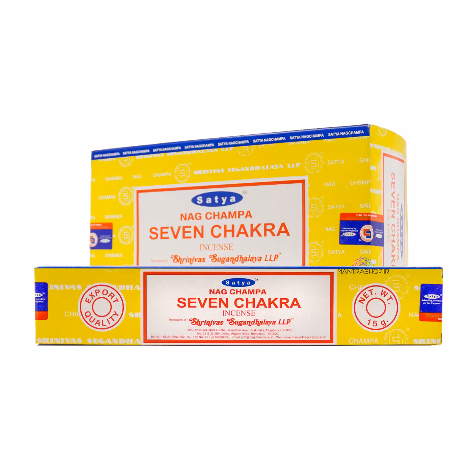 عود دست ساز هندی هفت چاکرا (Seven Chakra) برند Satya