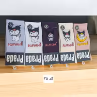 جوراب ساقدار کش انگلیسی فانتزی پنبه ترک کد 35