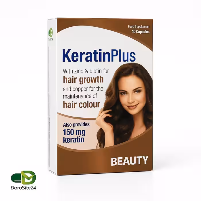 کپسول ژلاتینی نرم کراتین پلاس یوروویتال 40عدد