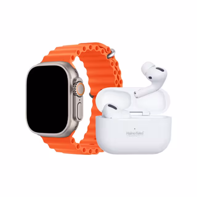 ساعت هوشمند هاینوتکو مدل GP8 به همراه هدفون بلوتوثی هاینوتکو