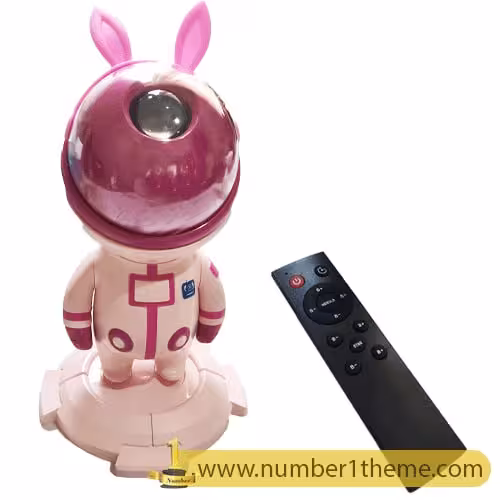 شب خواب کهکشانی فضانورد خرگوشی ریموت دار