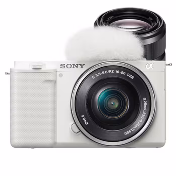 دوربین بدون آینه سونی Sony ZV-E10 Mirrorless Camera kit 16-50mm-White