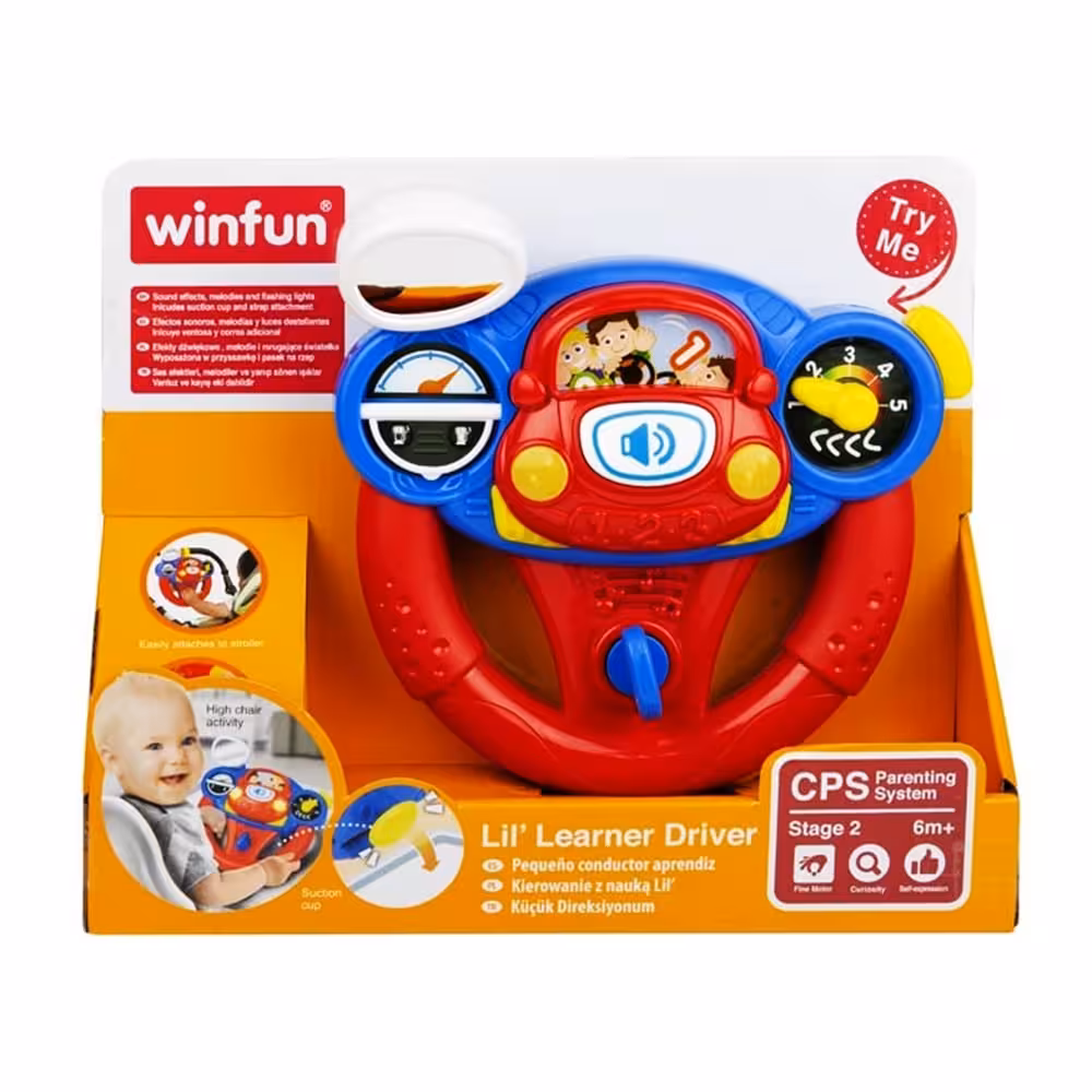 اسباب بازی فرمان نوزاد وین فان Win Fun Little Learner Driver