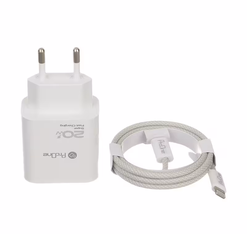 شارژر دیواری پرووان مدل PWC540 به همراه کابل تبدیل لایتنینگ