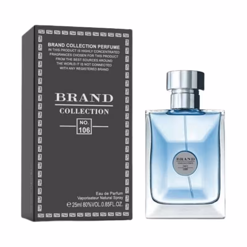 ادکلن مردانه برند کالکشن کد 106 رایحه ورساچه پور هوم (Versace Pour Homme ) حجم 25 میل - Brand Collection