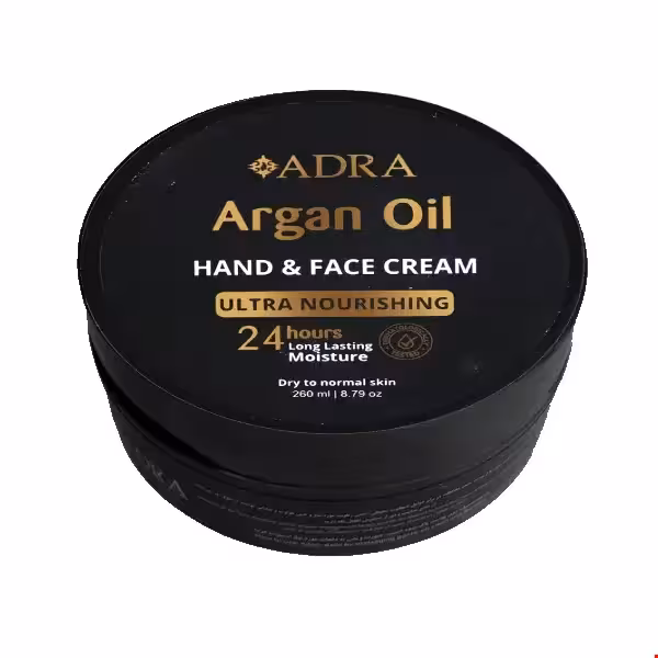 کرم مرطوب کننده روغن آرگان کاسه ای آدرا 260 میلی لیتری