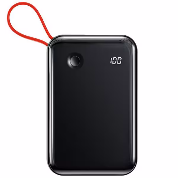 پاوربانک بیسوس Mini S Digital Display 10000mAh با کابل آیفون