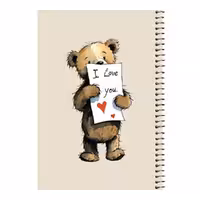 دفتر مشق 80 برگ اس جی مدل تدی عاشق