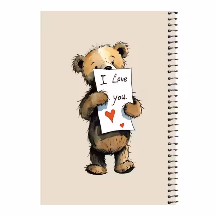 دفتر مشق 80 برگ اس جی مدل تدی عاشق