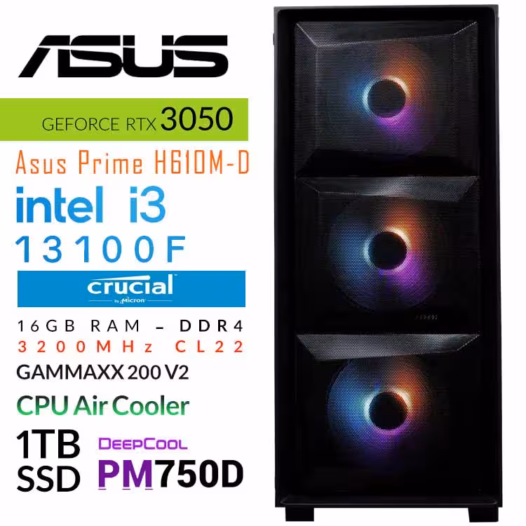 سیستم گیمینگ ECO Intel Matrexx 50 4FS