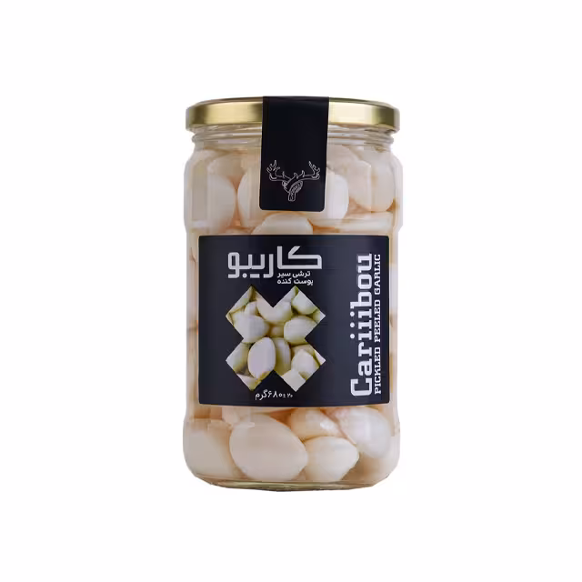 ترشی سیر بدون پوست کاریبو 680 گرمی