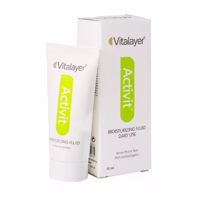 لوسیون فلوئید مرطوب کننده پوست چرب ویتالیرVitalayer Moisturizing Fluid Daily Use