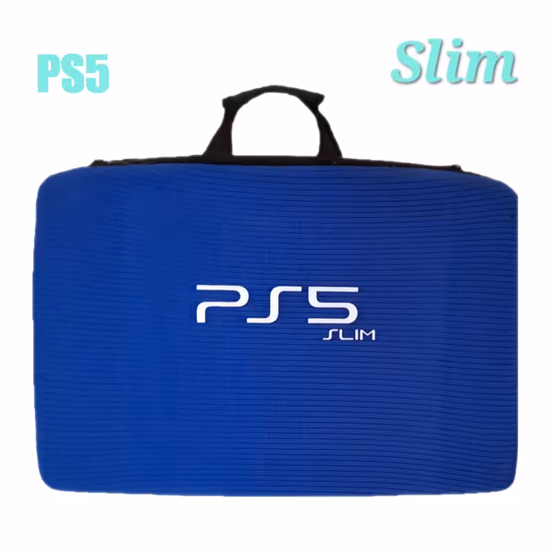 کیف حمل کنسول PS5 slim طرح ساده پارچه ایی