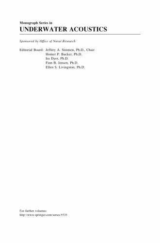 خرید و دانلود نسخه کامل کتاب Fundamentals of shallow water acoustics