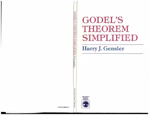 خرید و دانلود نسخه کامل کتاب Godel’s Theorem Simplified