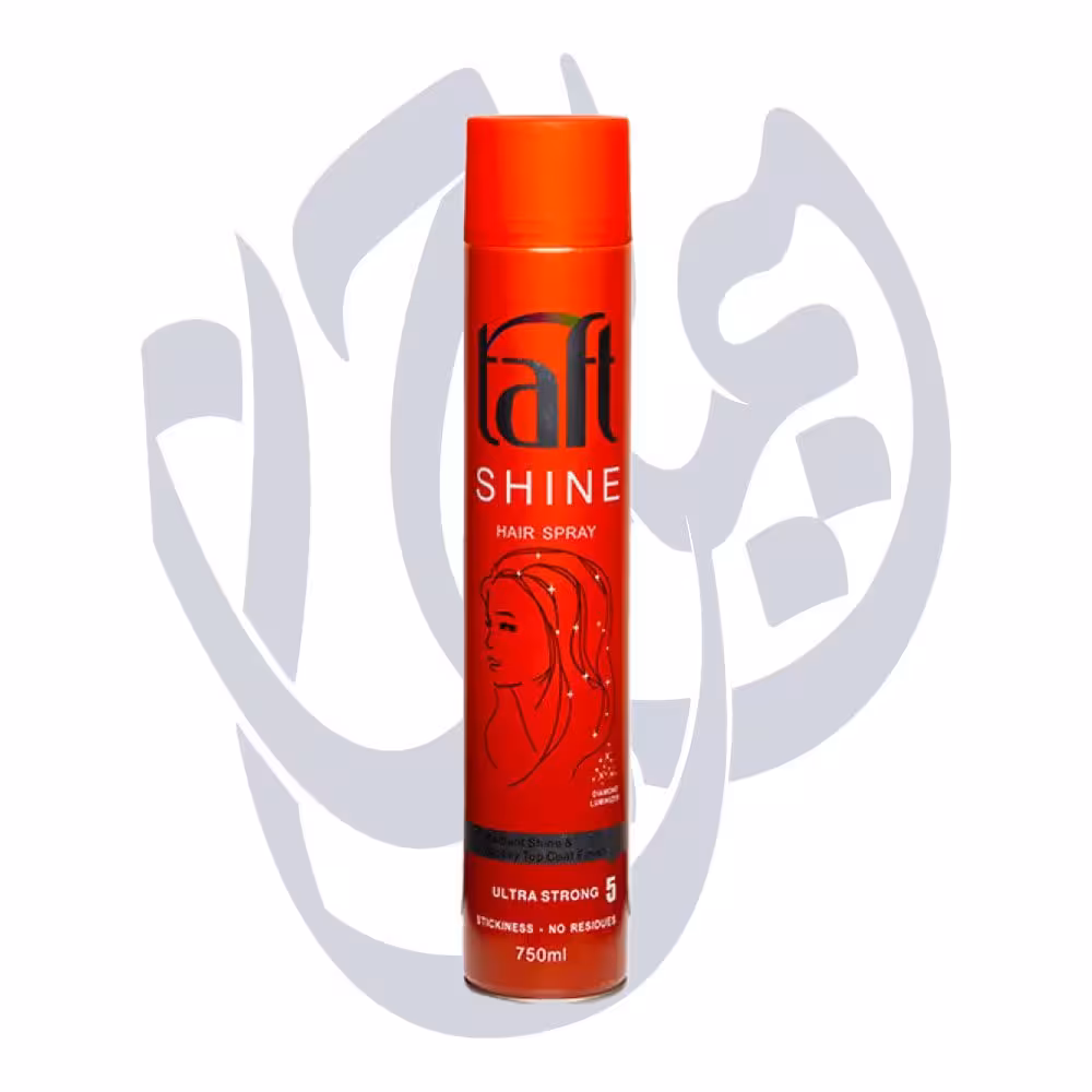 اسپری حالت دهنده مو تافت شاین قرمز مدل Taft Shine (درجه سختی 05)