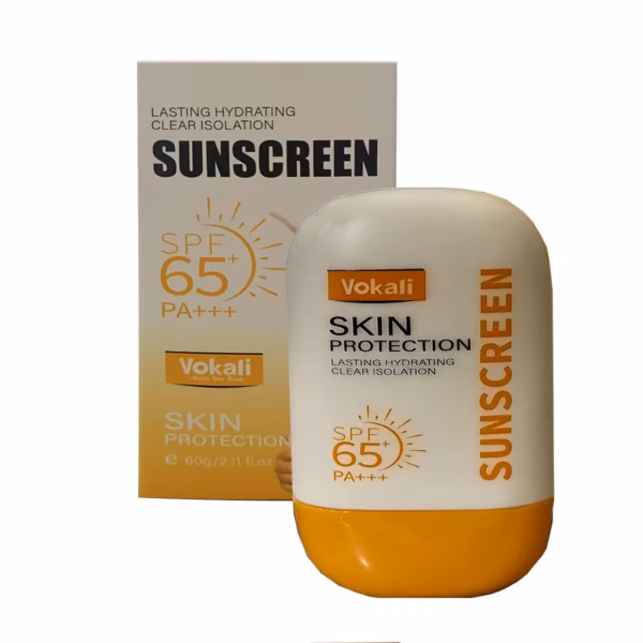 فلوئید ضد آفتاب وکالی مدل بدون رنگ SPF65 وزن 60 گرم