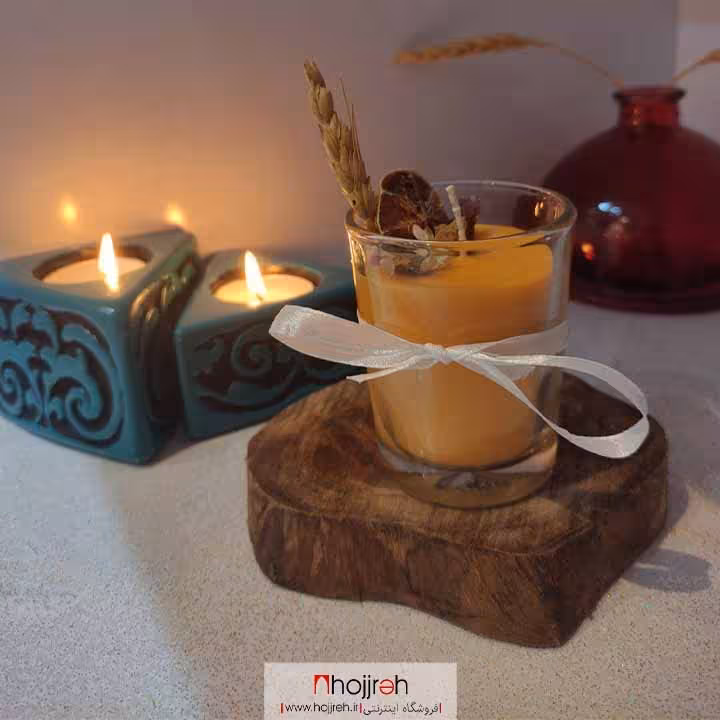 اطلاعات ، قیمت و خرید شمع جارِ مدل لیمو و گندم کد EL17