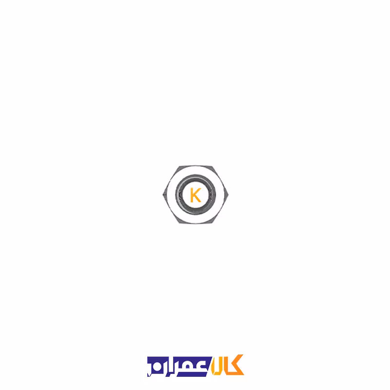 مهره شش گوش سایز 2 میلی متر