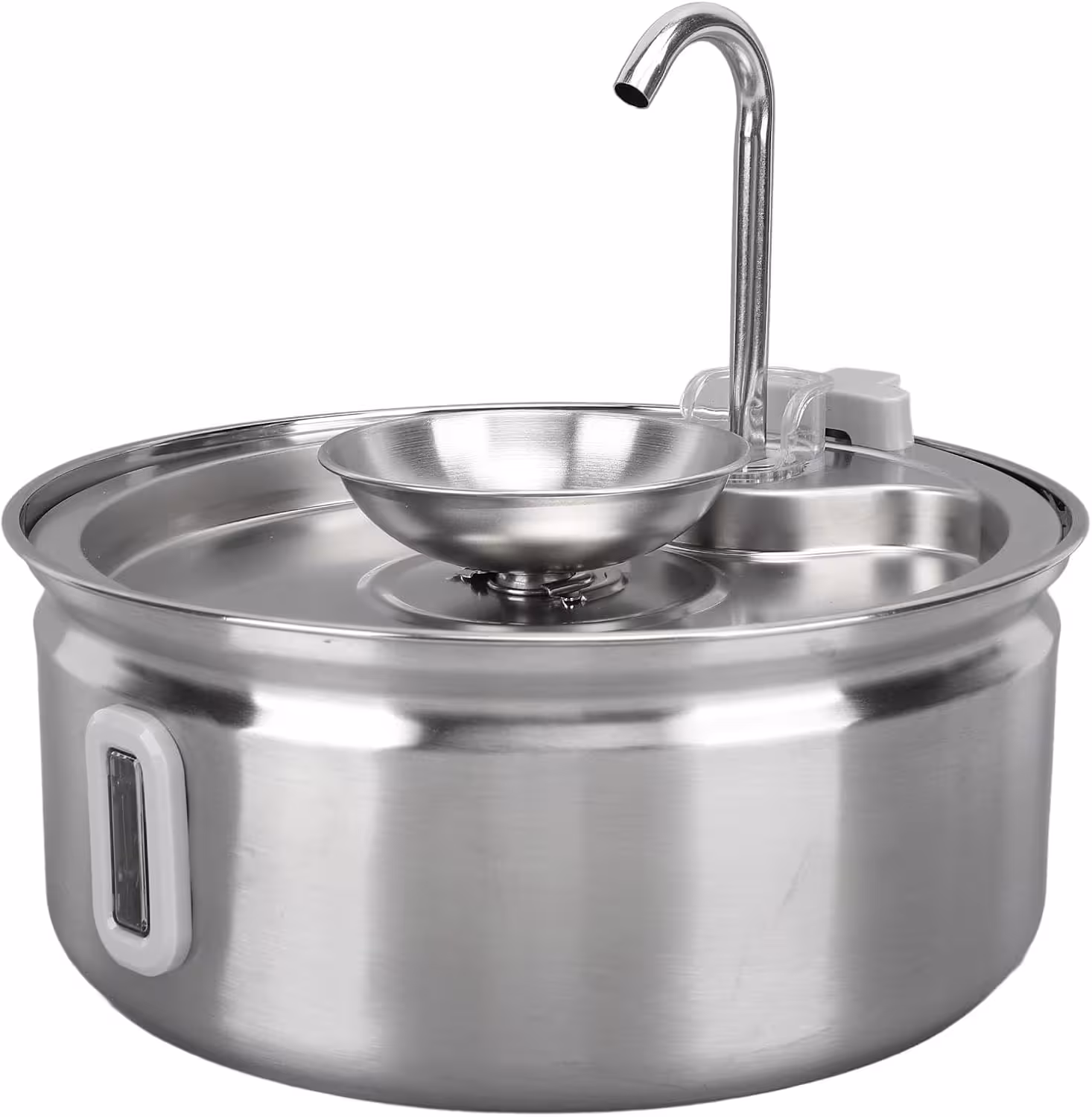 آبخوری اتوماتیک حیوانات خانگی، آبخوری گربه استیل ضد زنگ 3.2 لیتری، بی صدا (تخفبف به خاطر آسیب جزیی در حمل و نقل)