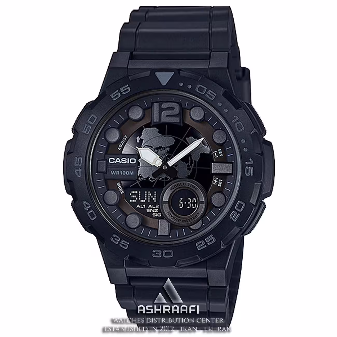 ساعت کاسیو اورجینال Casio AEQ-100W-1BVDF