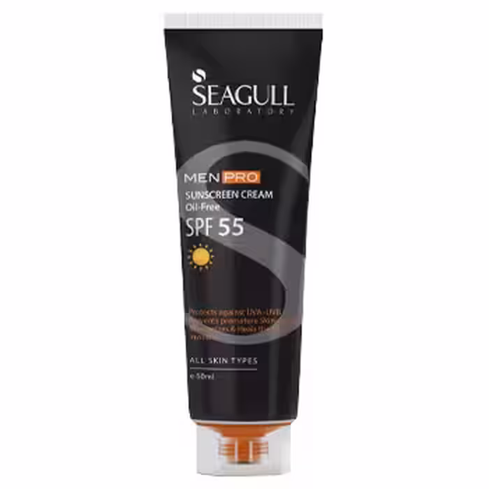 ضد آفتاب SPF 55 آقایان فاقد چربی سی گل