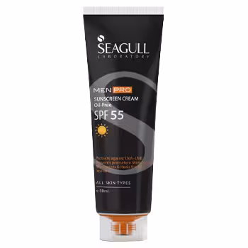 ضد آفتاب SPF 55 آقایان فاقد چربی سی گل
