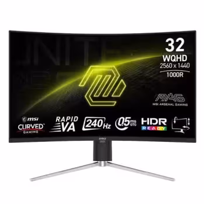 مانیتور خمیده گیمینگ 32 اینچ ام اس آی مدل MAG 325CQRXF E2