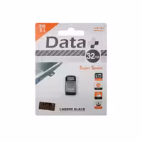 فلش 32 گیگ دیتا پلاس Data  Carbon Black
