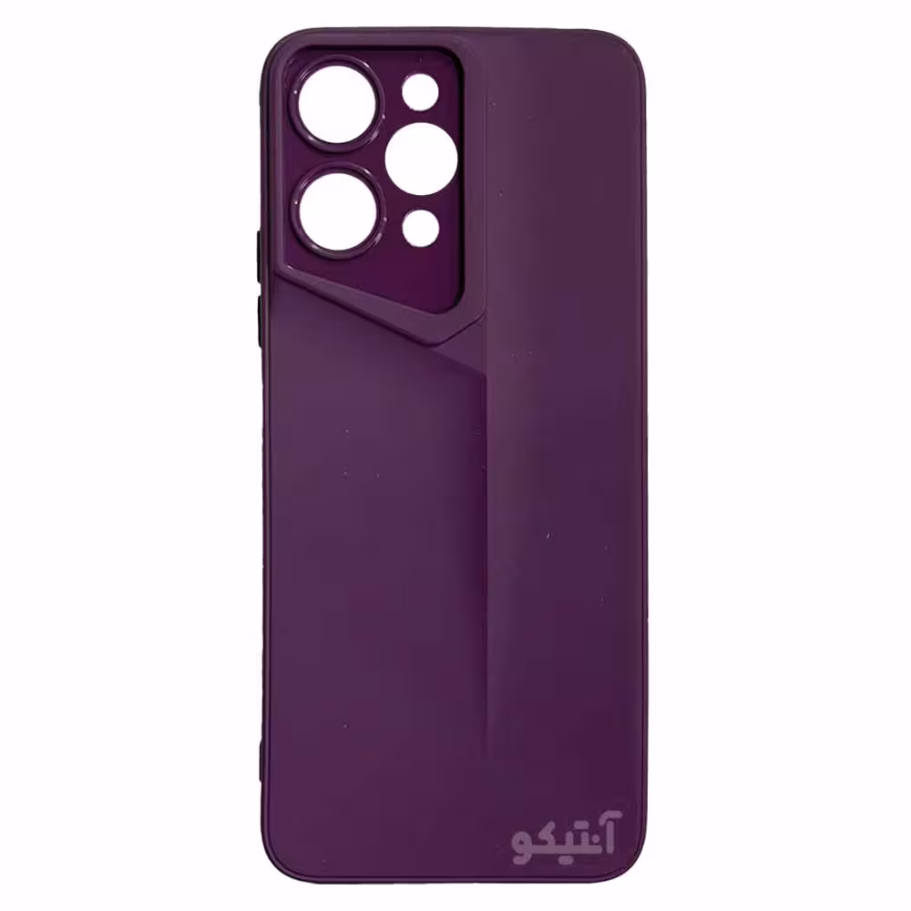 قاب ژله ای Sports Design محافظ لنزدار مناسب برای Xiaomi Redmi12-بنفش