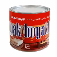 رنگ روغنی الکیدی مشکی مات 405 ایپک بویاخ (5 کیلوگرم) هزینه ارسال پس کرایه