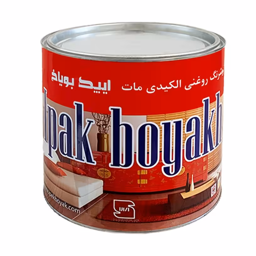 رنگ روغنی الکیدی مشکی مات 405 ایپک بویاخ (5 کیلوگرم) هزینه ارسال پس کرایه
