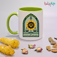 لیوان با لوگو نیروی انتظامی