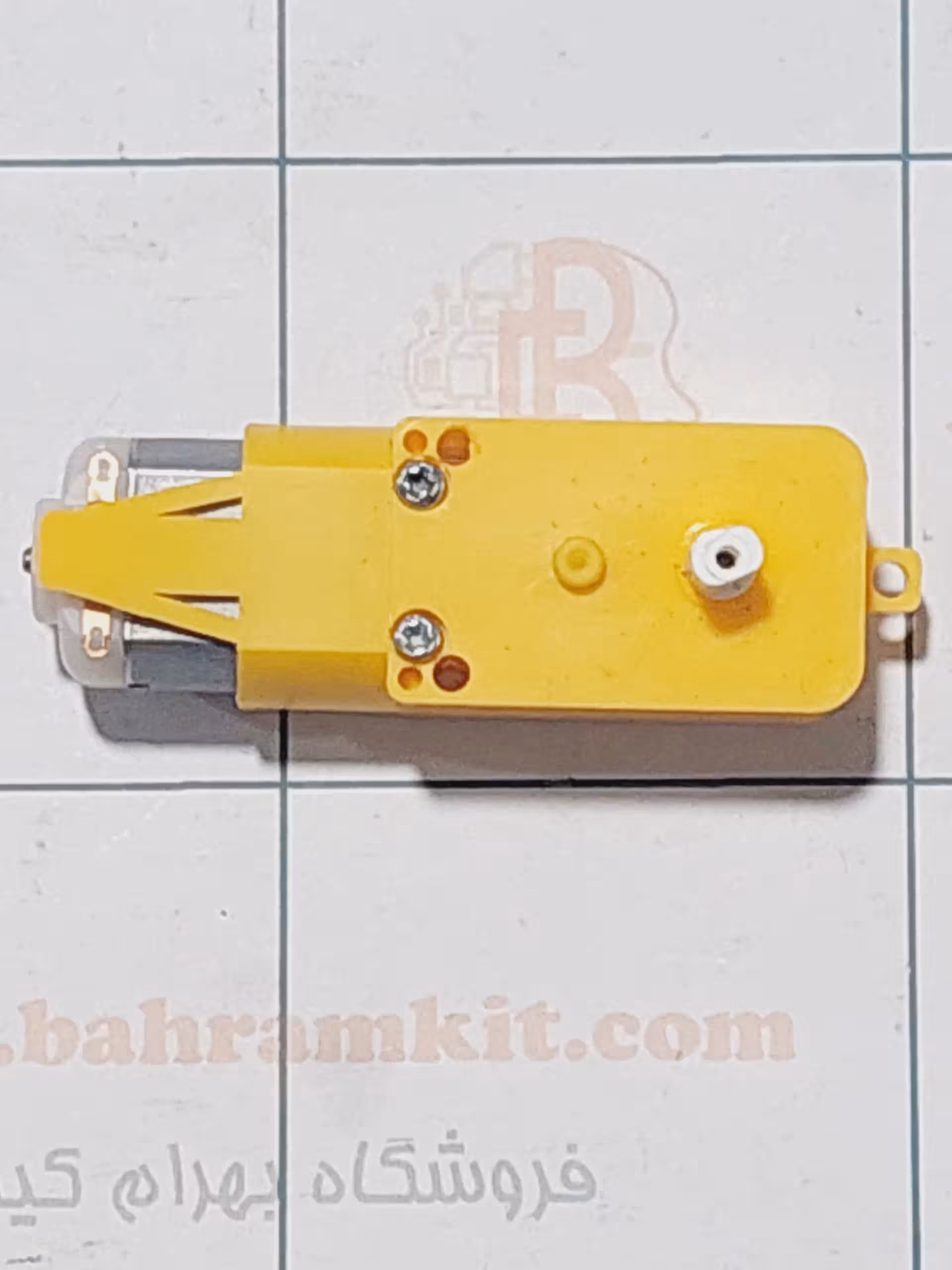 موتور گیربکس زرد تک محور قدرتی