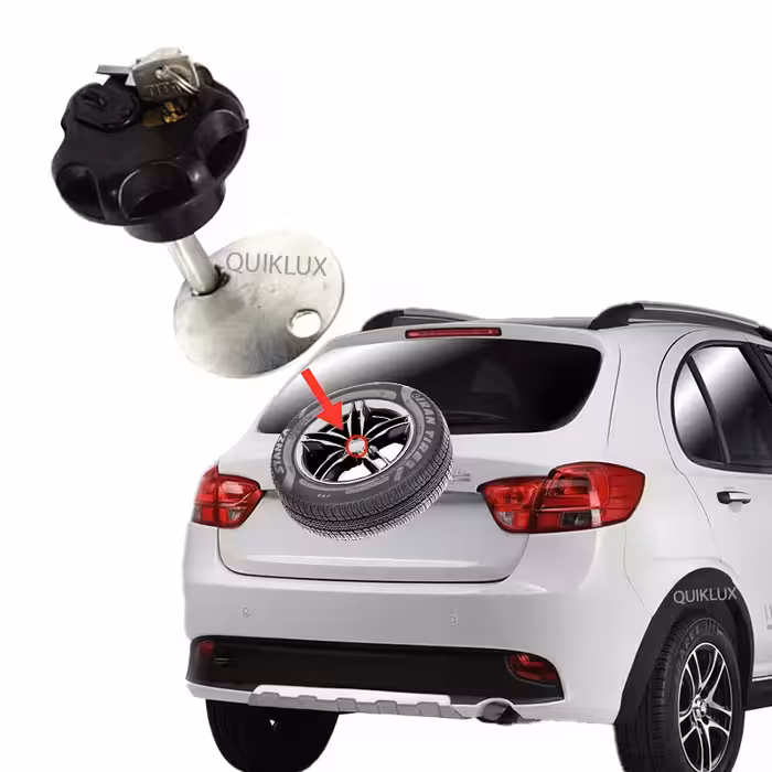 قفل محافظ لاستیک زاپاس کوییک