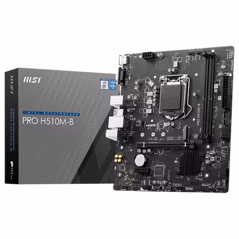 مادربرد ام اس آی مدل PRO H510M-B DDR4 با سوکت پردازنده LGA1200