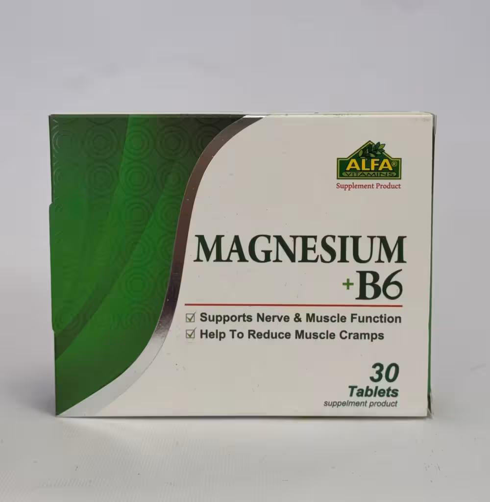 منیزیم و ویتامین ب6 آلفا ویتامینز