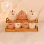 EMBICO ام بی کو پاسماوری 7 پارچه  طرح بشکه صورتی  PINK-4053