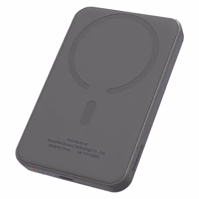 پاوربانک بیسوس مدل Magnetic Mini WIRELESS FAST PPCXM05 ظرفیت 5000 میلی آمپر ساعت | کالا مکس